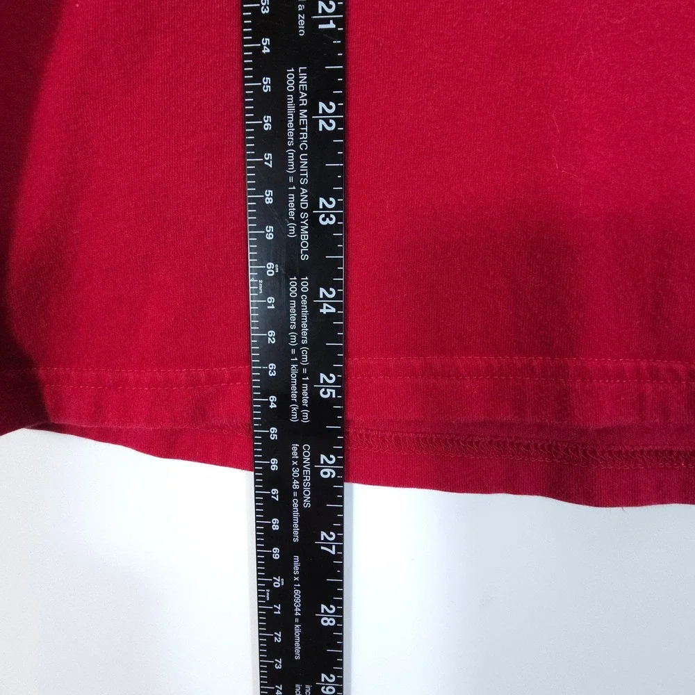 Skate Hollister T Shirt Mens Small Red Graphic Logo California Streetwear Tee - Picture 6 of 7